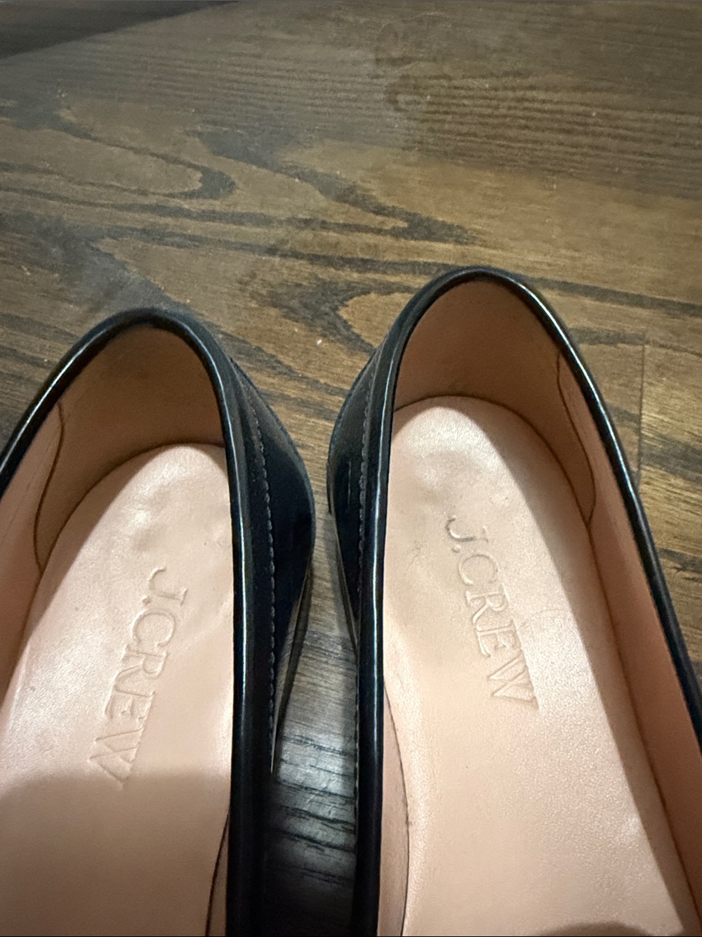 Jcrew Classic Black Leather Penny Loafers - Picture 3 of 7